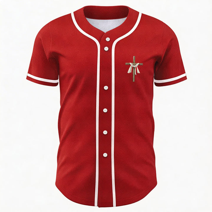 Christianartworkshop He Is Not Here He Is Risen Faith Unisex Baseball Jersey - image 23
