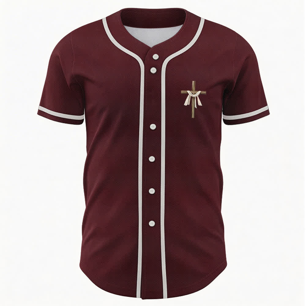 Christianartworkshop He Is Not Here He Is Risen Faith Unisex Baseball Jersey - image 30
