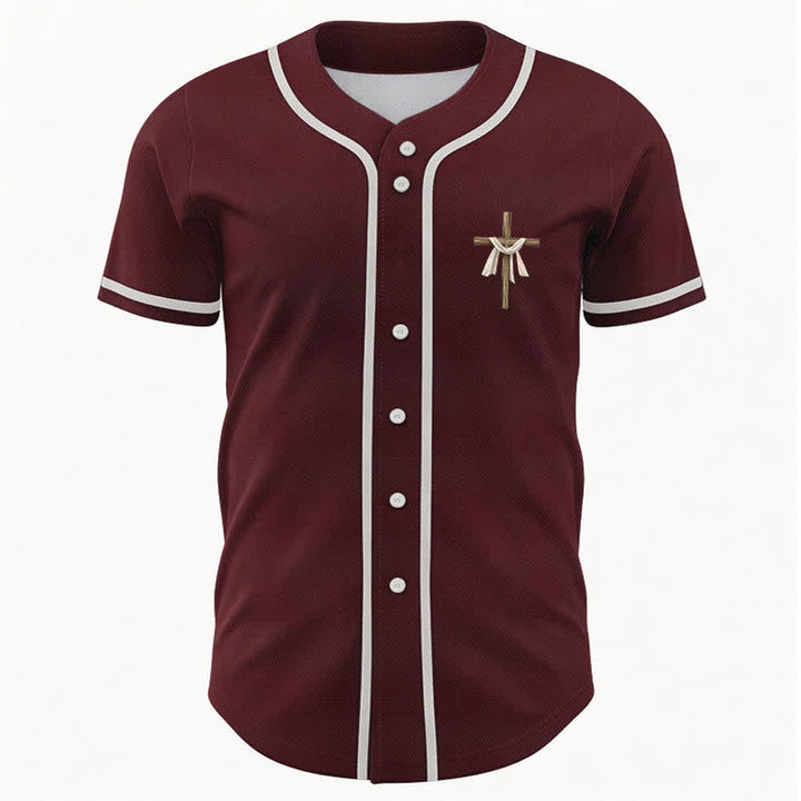 Christianartworkshop He Is Not Here He Is Risen Faith Unisex Baseball Jersey - image 30