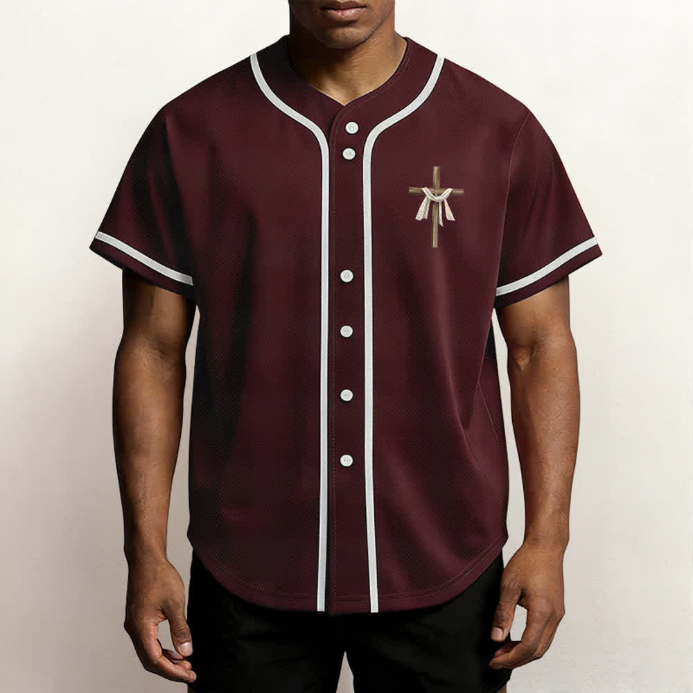 Christianartworkshop He Is Not Here He Is Risen Faith Unisex Baseball Jersey - image 32