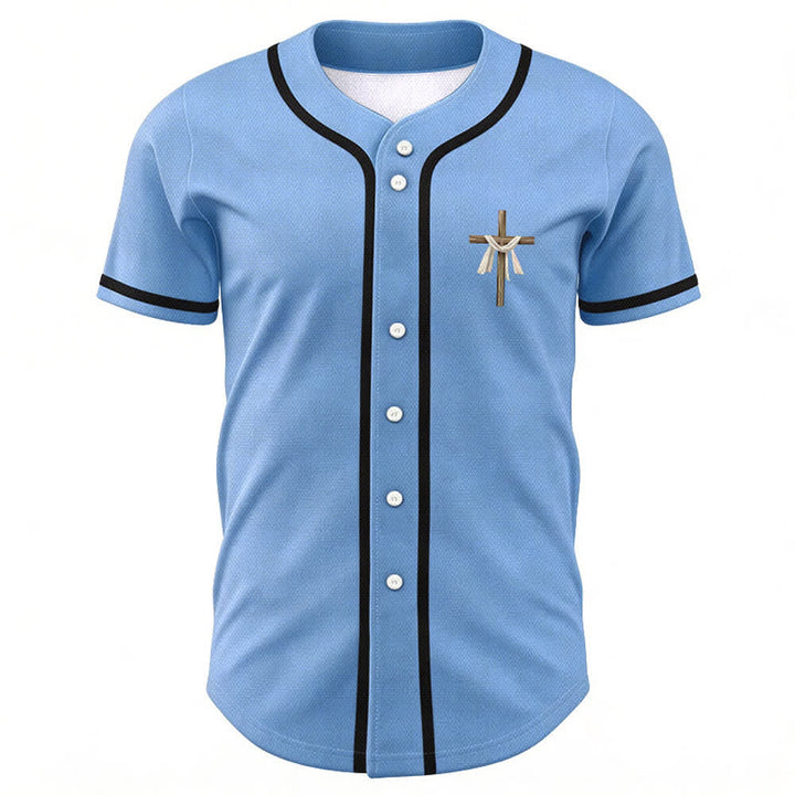 Christianartworkshop He Is Not Here He Is Risen Faith Unisex Baseball Jersey - image 37
