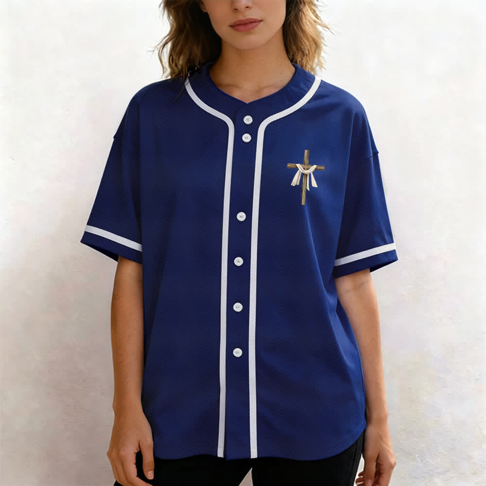 Christianartworkshop He Is Not Here He Is Risen Faith Unisex Baseball Jersey - image 55