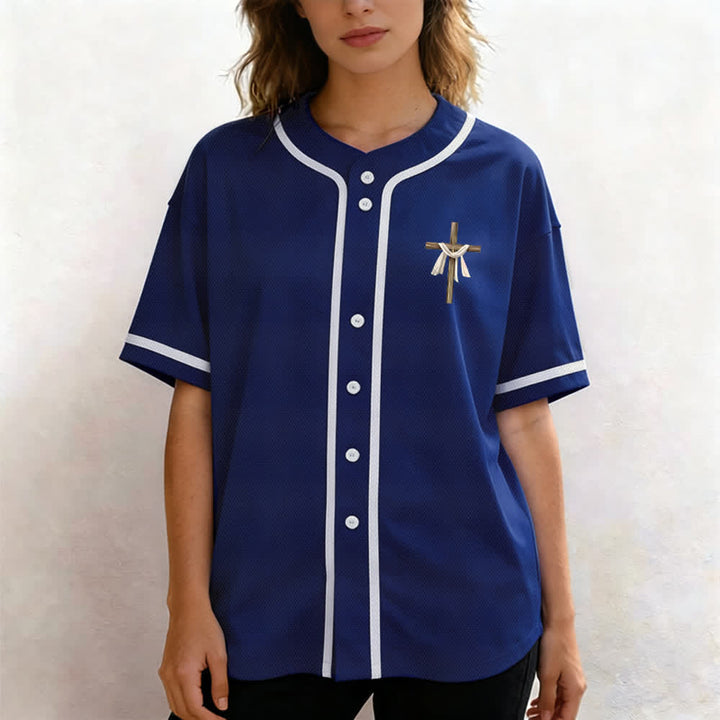 Christianartworkshop He Is Not Here He Is Risen Faith Unisex Baseball Jersey - image 55