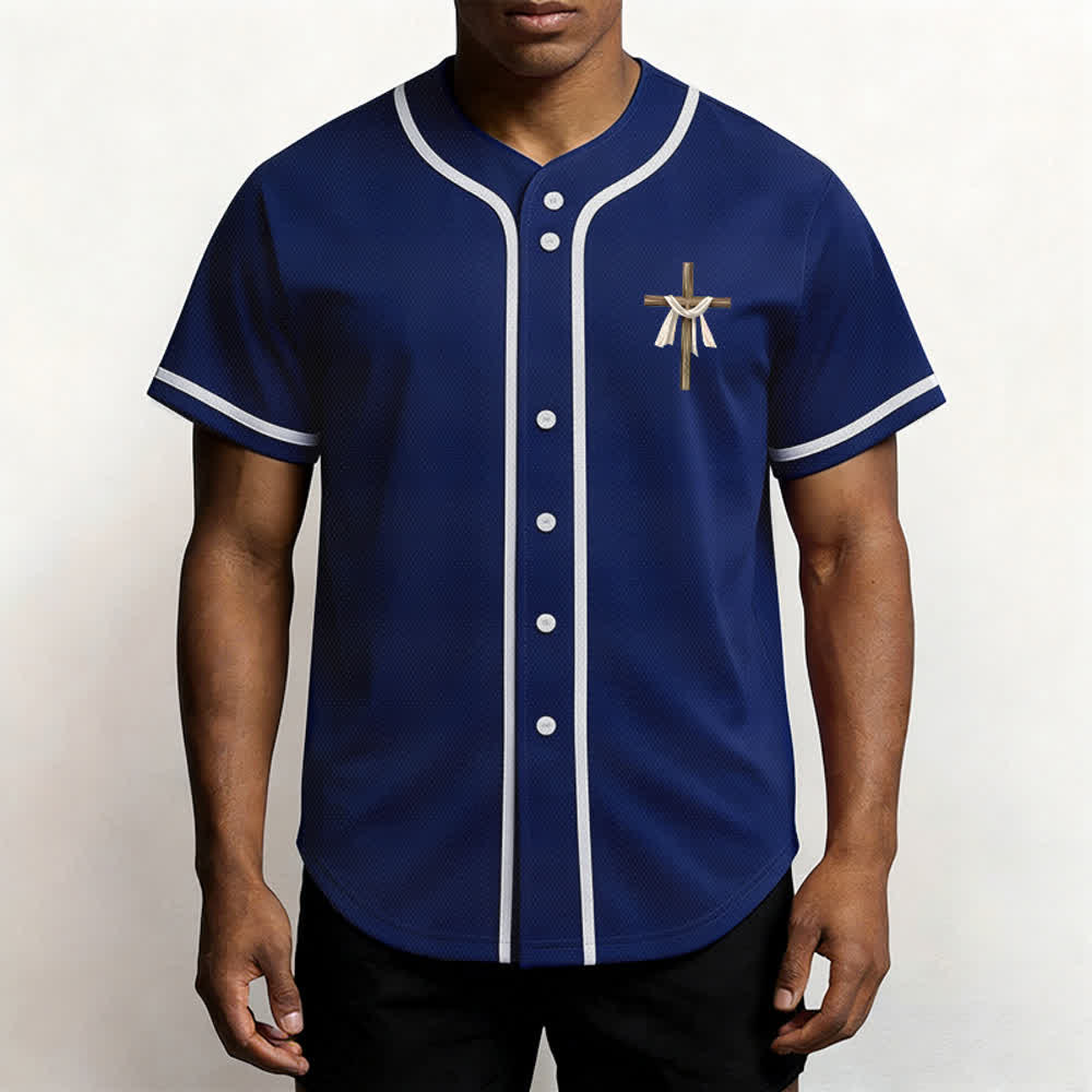Christianartworkshop He Is Not Here He Is Risen Faith Unisex Baseball Jersey - image 53