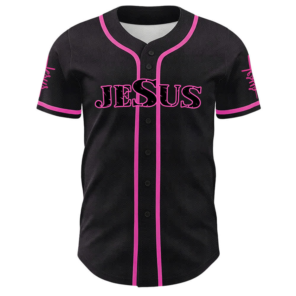 Christianartworkshop Jesus Saves Faith Statement Unisex Custom Baseball Jersey - image 17