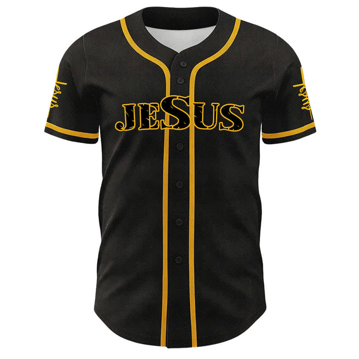 Christianartworkshop Jesus Saves Faith Statement Unisex Custom Baseball Jersey - image 11