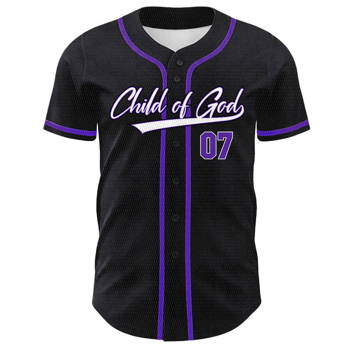 Christianartworkshop Child Of God Number 07 Unisex Baseball Jersey - image 22