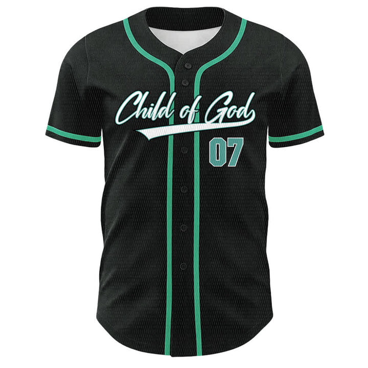 Christianartworkshop Child Of God Number 07 Unisex Baseball Jersey - image 25