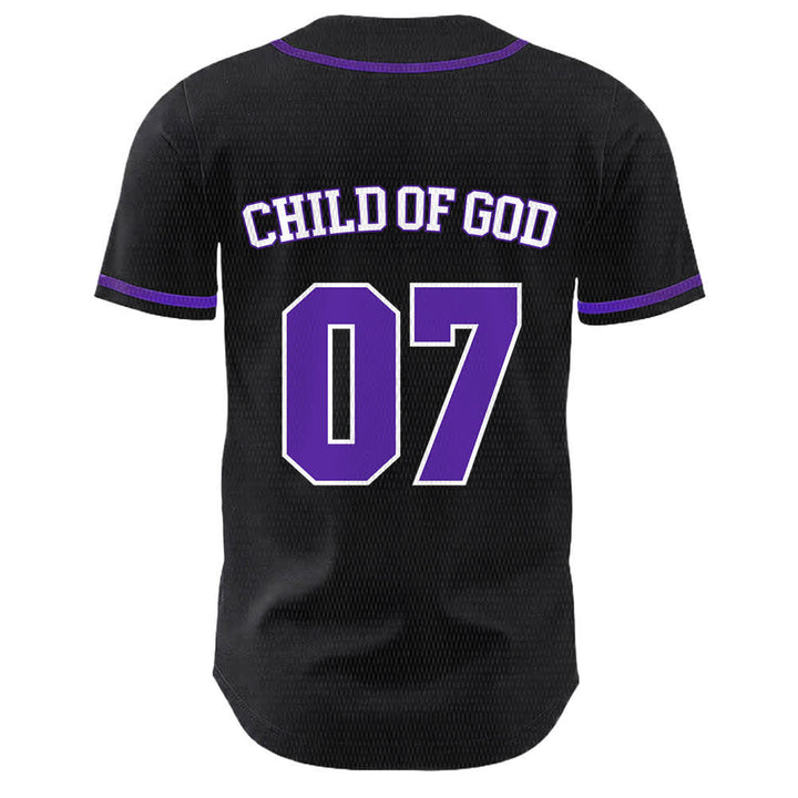 Christianartworkshop Child Of God Number 07 Unisex Baseball Jersey - image 23