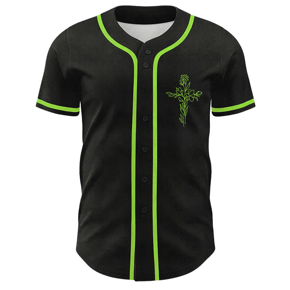 Christianartworkshop Faith Over Fear Lamb Skull Cross Christian Unisex Baseball Jersey - image 23
