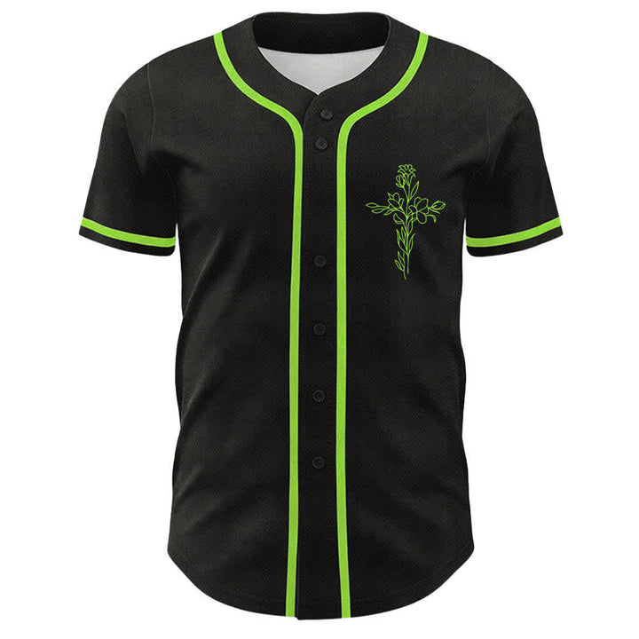 Christianartworkshop Faith Over Fear Lamb Skull Cross Christian Unisex Baseball Jersey - image 23