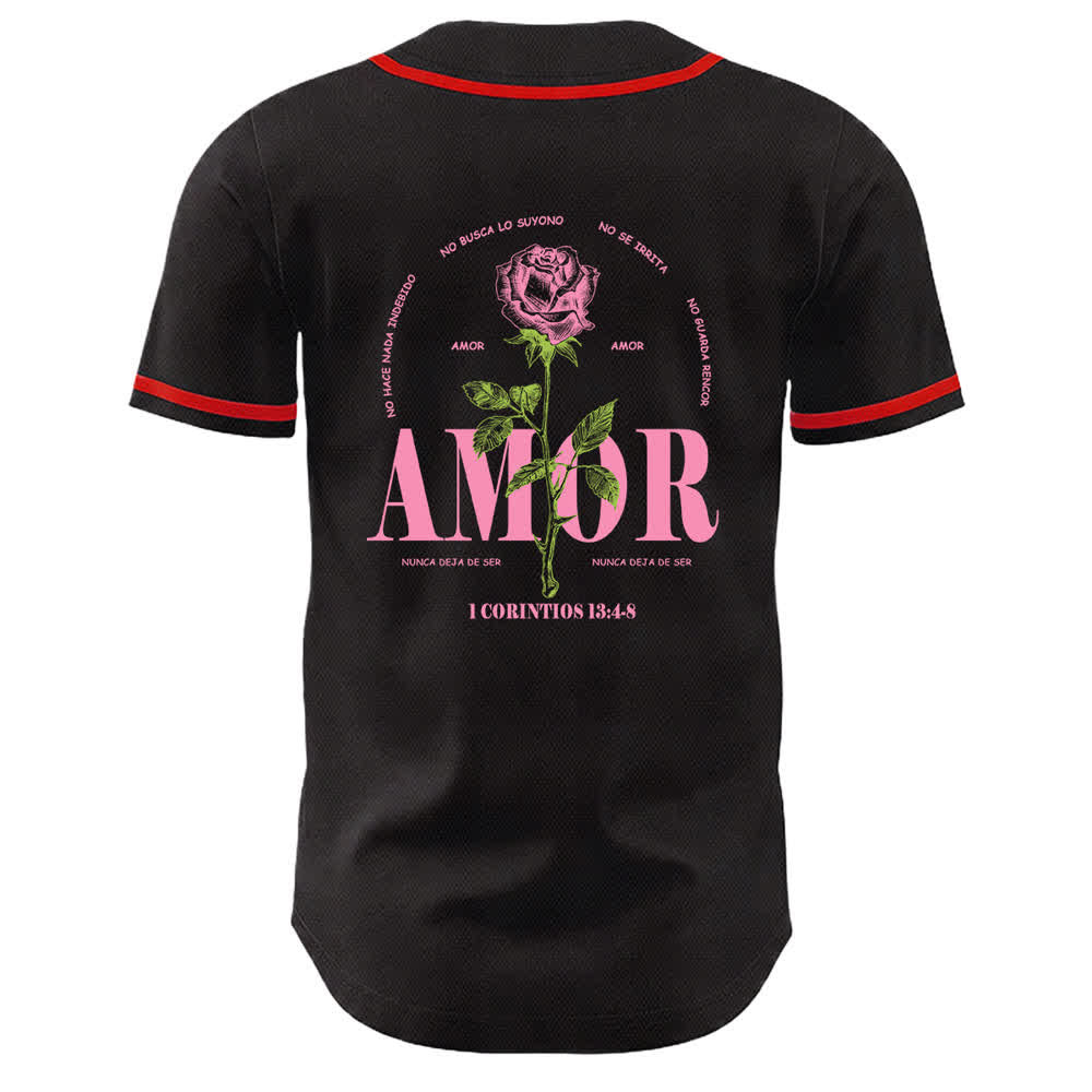 Christianartworkshop Faith Over Fear Lamb Skull Cross Christian Unisex Baseball Jersey - image 16