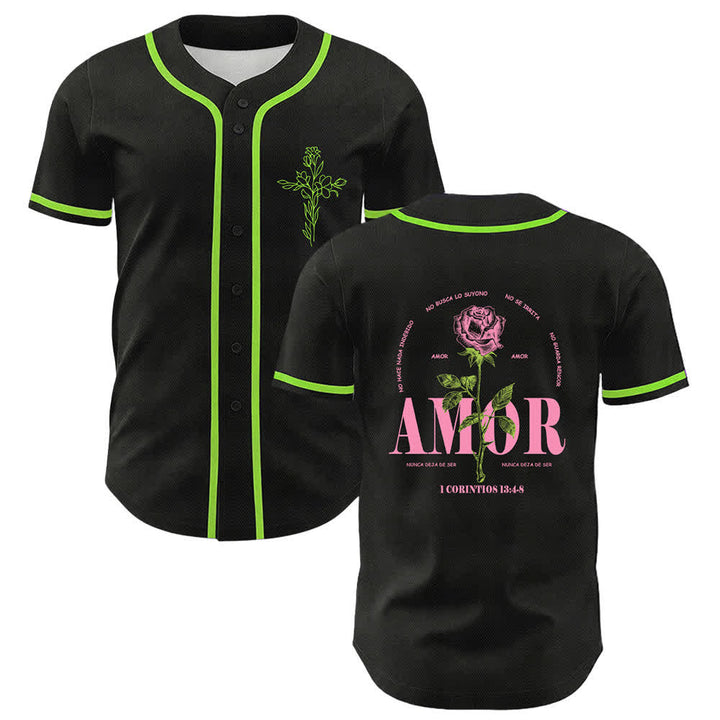 Christianartworkshop Faith Over Fear Lamb Skull Cross Christian Unisex Baseball Jersey - Light Green - 5XL - image 21
