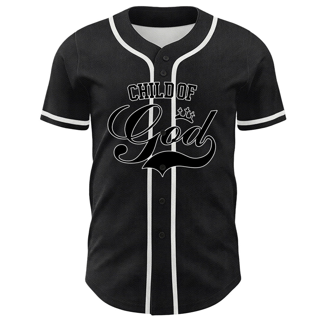 Christianartworkshop I Am A Child Of God Lamb Crown Graphic Unisex Baseball Jersey - image 11