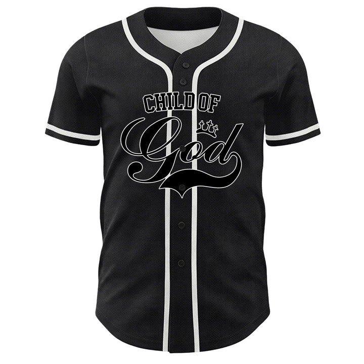 Christianartworkshop I Am A Child Of God Lamb Crown Graphic Unisex Baseball Jersey - image 11