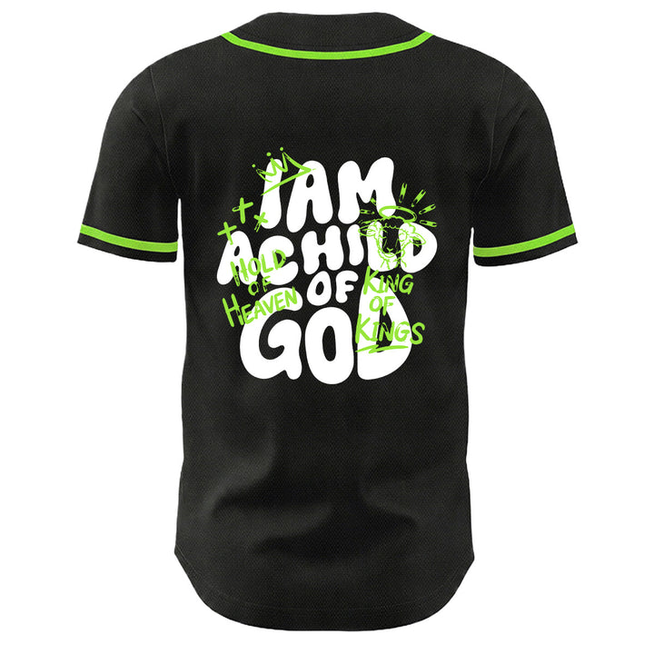 Christianartworkshop I Am A Child Of God Lamb Crown Graphic Unisex Baseball Jersey - image 22