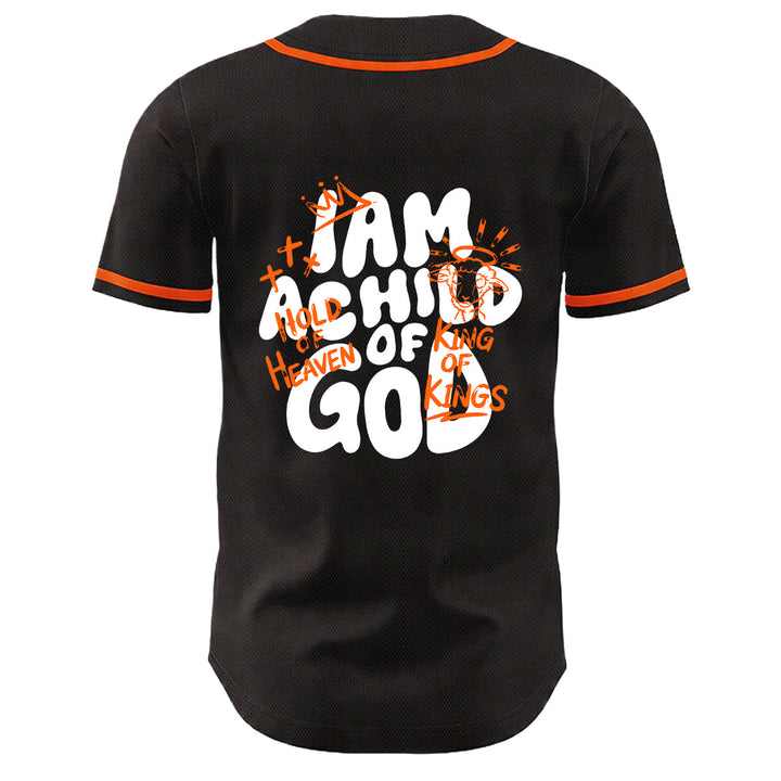 Christianartworkshop I Am A Child Of God Lamb Crown Graphic Unisex Baseball Jersey - image 19
