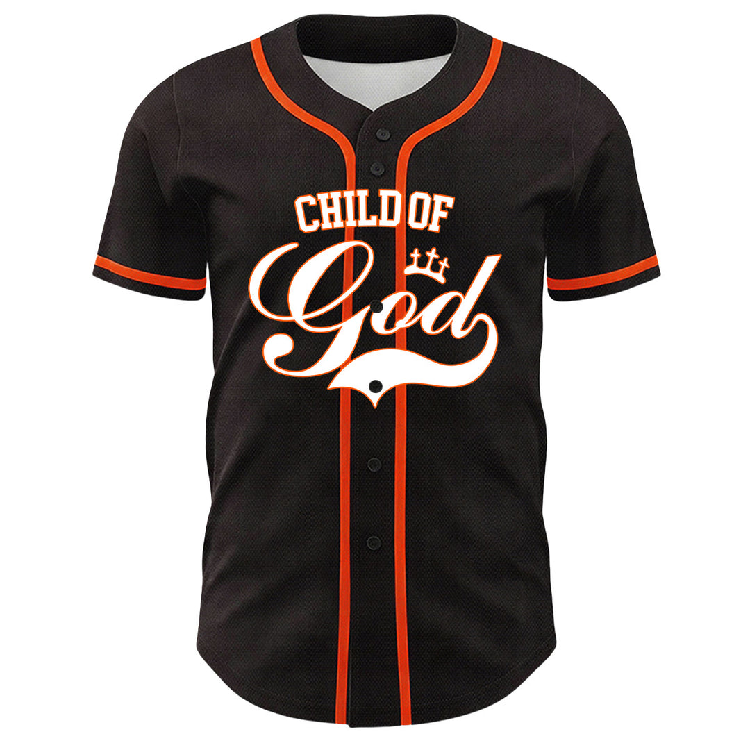 Christianartworkshop I Am A Child Of God Lamb Crown Graphic Unisex Baseball Jersey - image 20