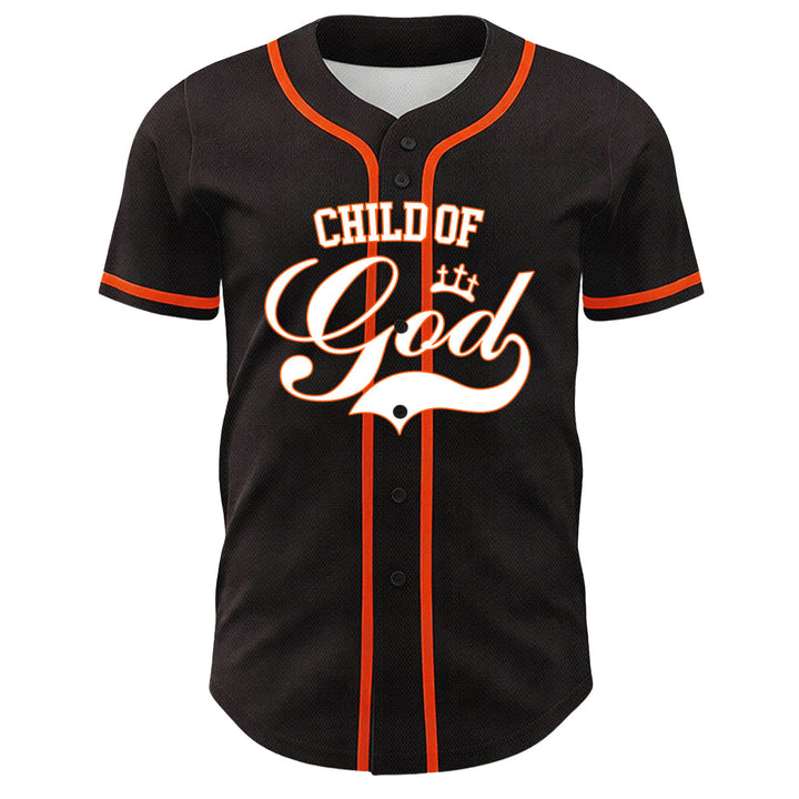 Christianartworkshop I Am A Child Of God Lamb Crown Graphic Unisex Baseball Jersey - image 20