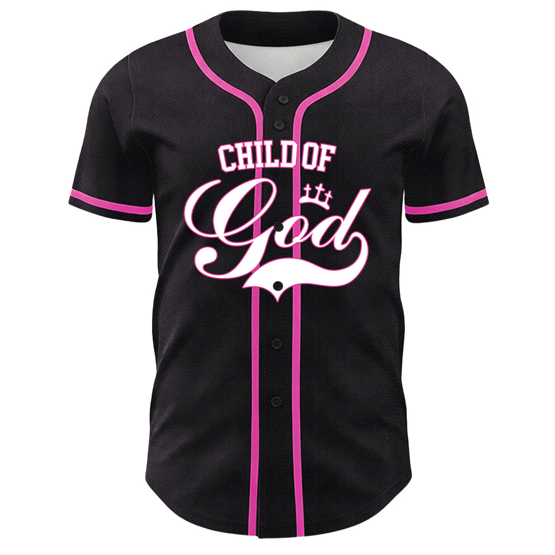 Christianartworkshop I Am A Child Of God Lamb Crown Graphic Unisex Baseball Jersey - image 14