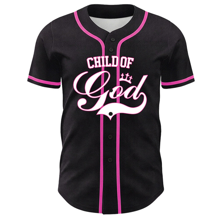 Christianartworkshop I Am A Child Of God Lamb Crown Graphic Unisex Baseball Jersey - image 14
