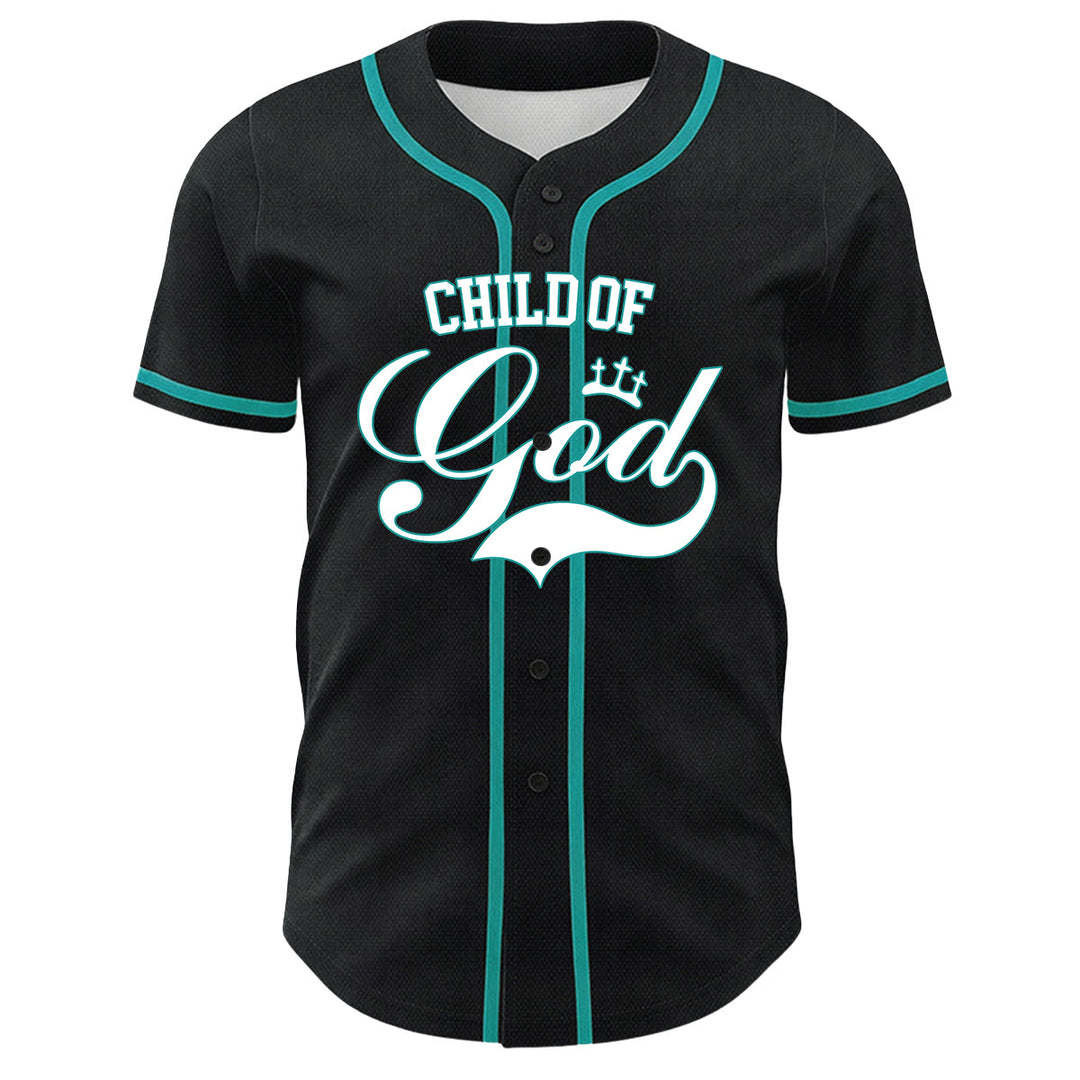 Christianartworkshop I Am A Child Of God Lamb Crown Graphic Unisex Baseball Jersey - image 26