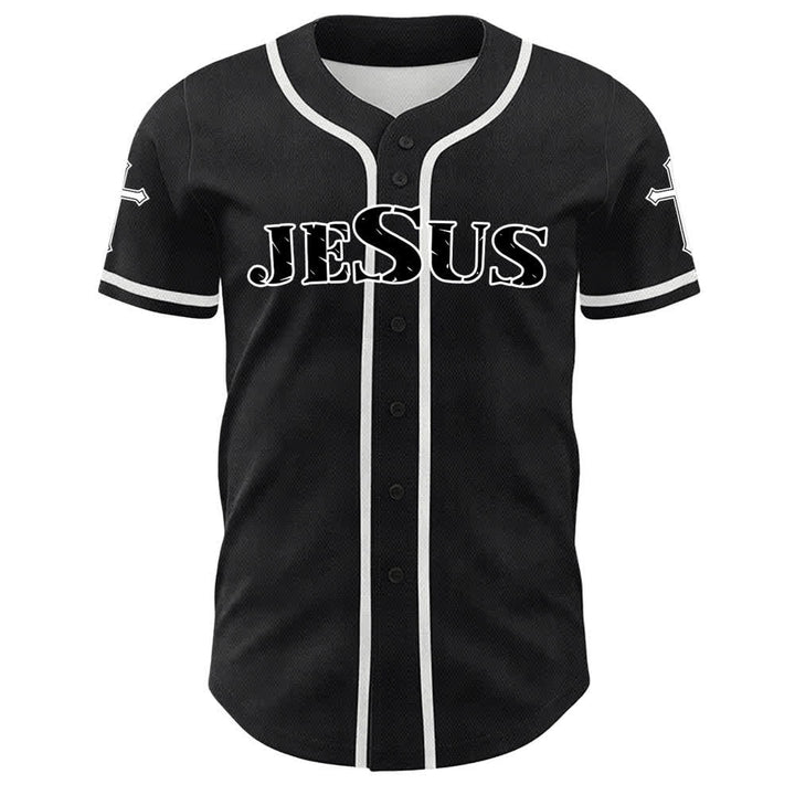 Christianartworkshop Jesus Virgin Mary Crucifix Cross Christian Unisex Baseball Jersey - image 29