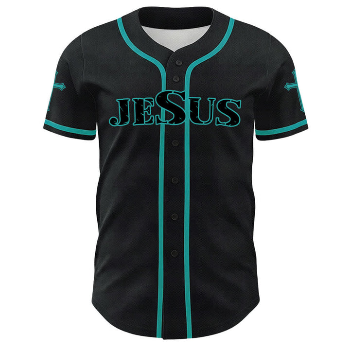 Christianartworkshop Jesus Virgin Mary Crucifix Cross Christian Unisex Baseball Jersey - image 44