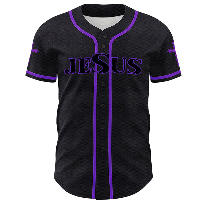 Christianartworkshop Lion Of Judah Jesus Cross Graphic Unisex Baseball Jersey - image 23