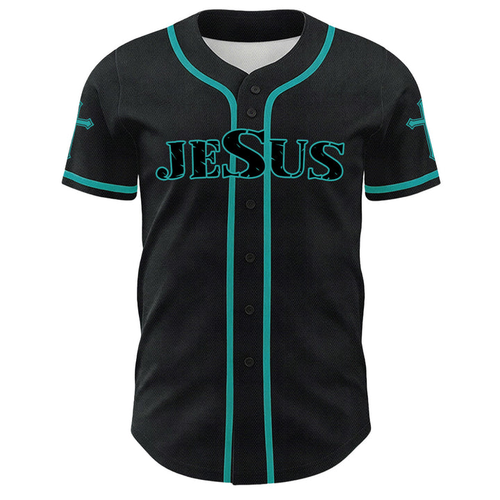 Christianartworkshop Lion Of Judah Jesus Cross Graphic Unisex Baseball Jersey - image 26