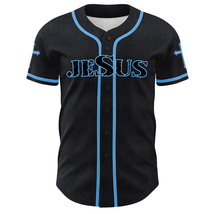 Christianartworkshop Lion Of Judah Jesus Cross Graphic Unisex Baseball Jersey - image 8
