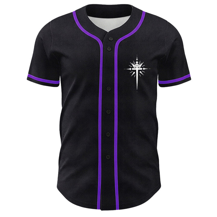 Christianartworkshop Yeshua Crown Of Thorns Cross Angel Wings Unisex Baseball Jersey - image 23
