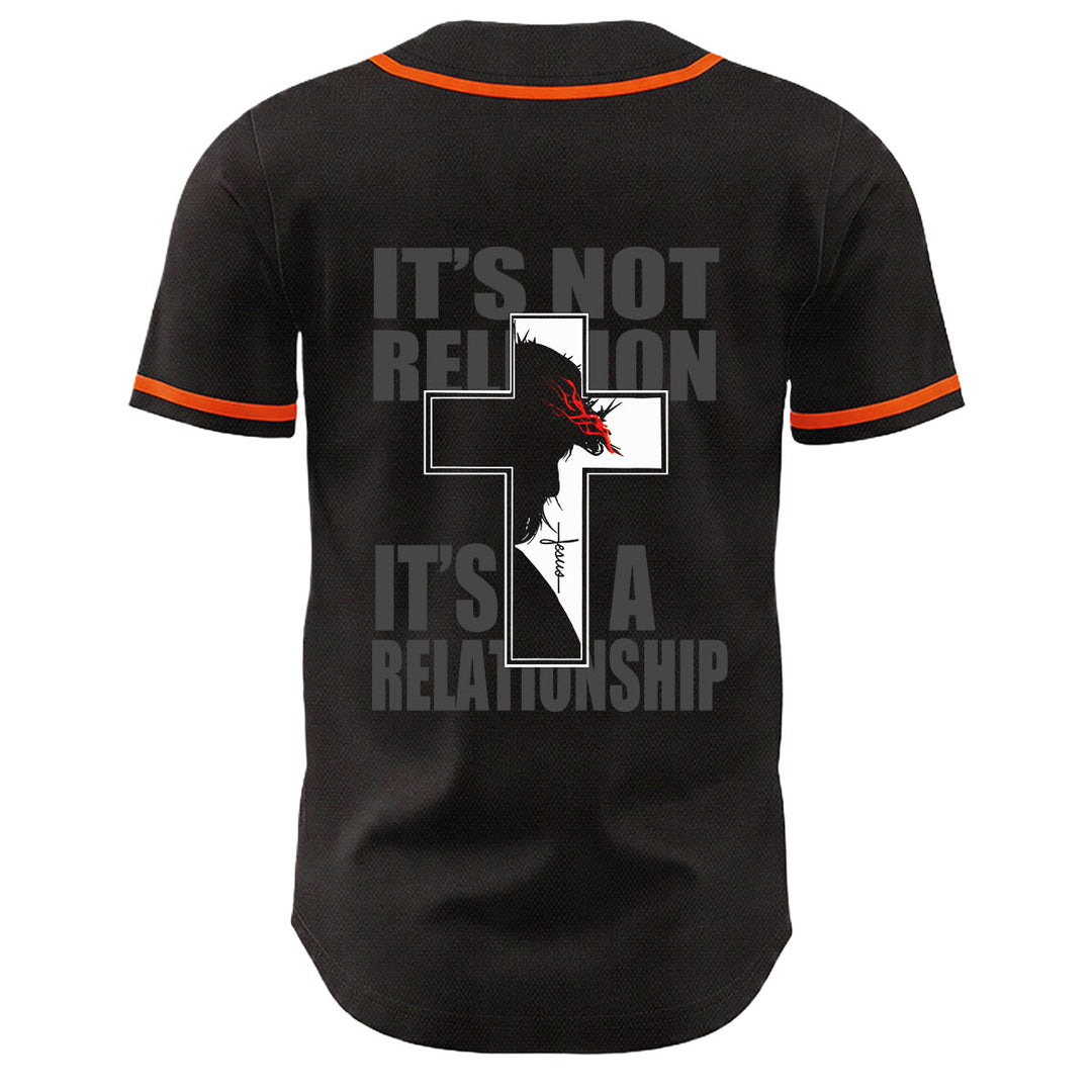 Christian Virgin Mary Jesus Crucifix Cross Graphic Baseball Jersey - image 19