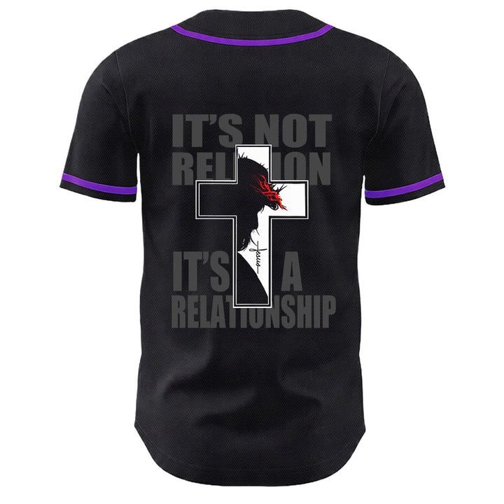 Christian Virgin Mary Jesus Crucifix Cross Graphic Baseball Jersey - image 25