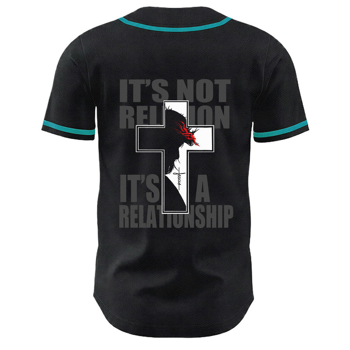 Christian Virgin Mary Jesus Crucifix Cross Graphic Baseball Jersey - image 13