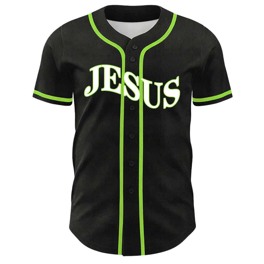 Christianartworkshop Jesus Is King John 3:16 Unisex Baseball Jersey - image 20