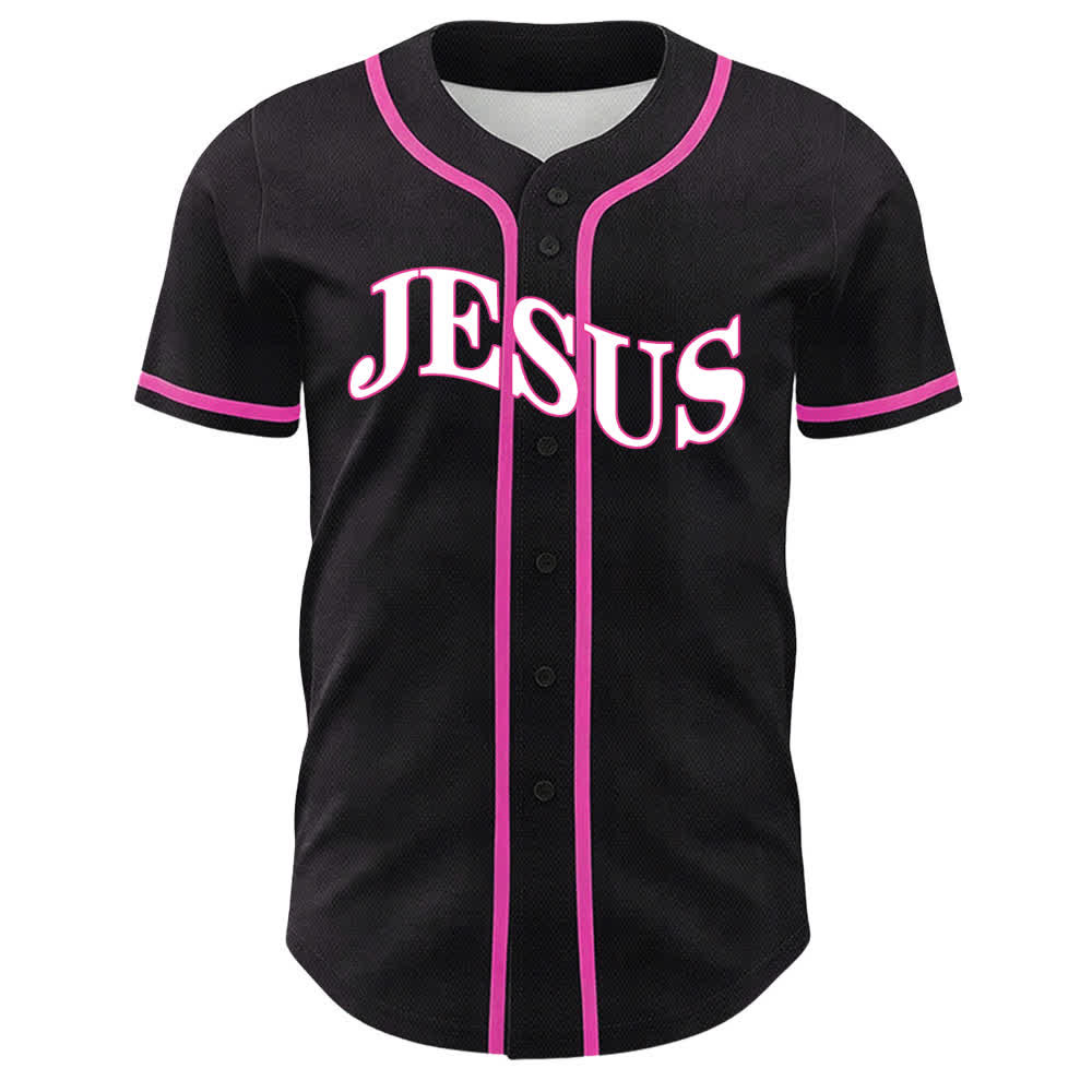 Christianartworkshop Jesus Is King John 3:16 Unisex Baseball Jersey - image 8