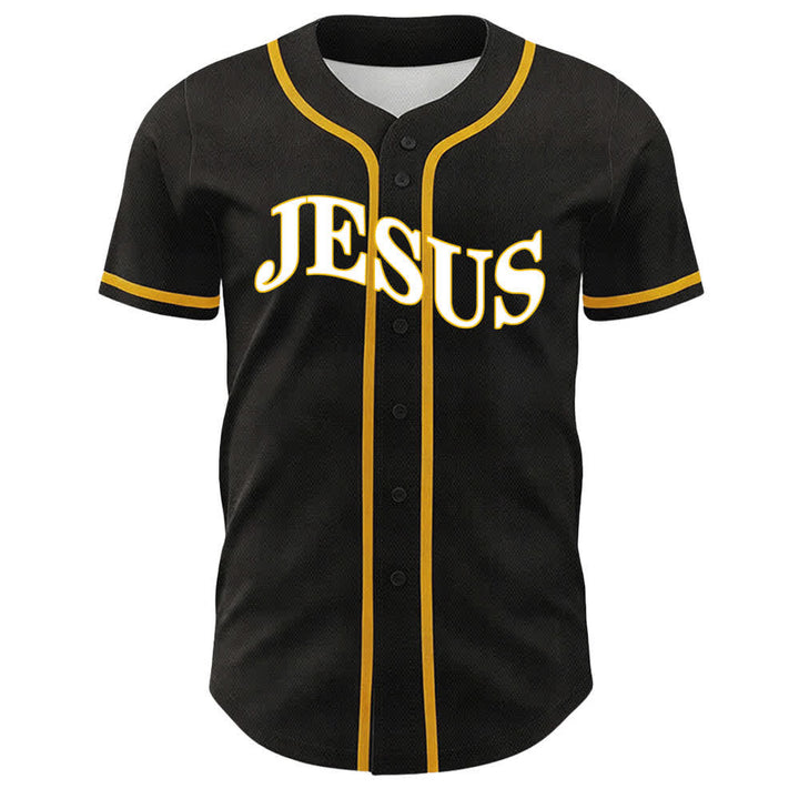 Christianartworkshop Jesus Is King John 3:16 Unisex Baseball Jersey - image 2