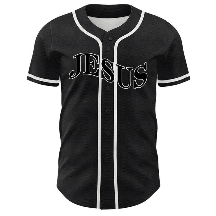 Christianartworkshop Jesus Is King John 3:16 Unisex Baseball Jersey - image 5