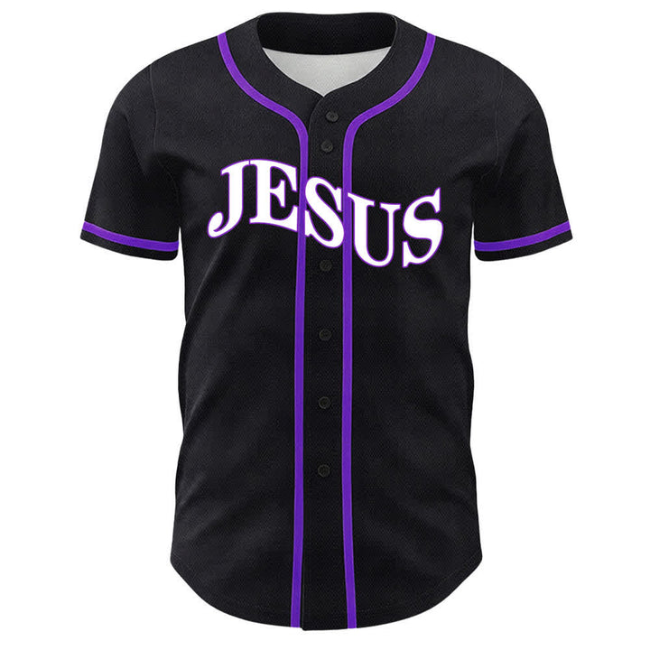 Christianartworkshop Jesus Is King John 3:16 Unisex Baseball Jersey - image 23