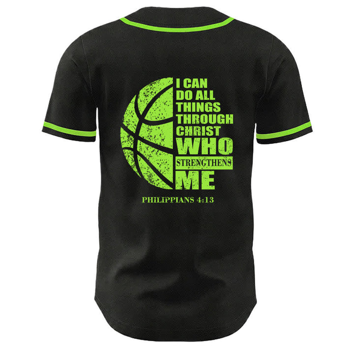 Christianartworkshop Basketball I Can Do All Things Through Christ Unisex Baseball Jersey - image 19