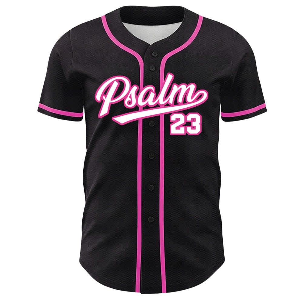 Christianartworkshop Psalm 23 The Lord Is My Shepherd Unisex Baseball Jersey - image 2