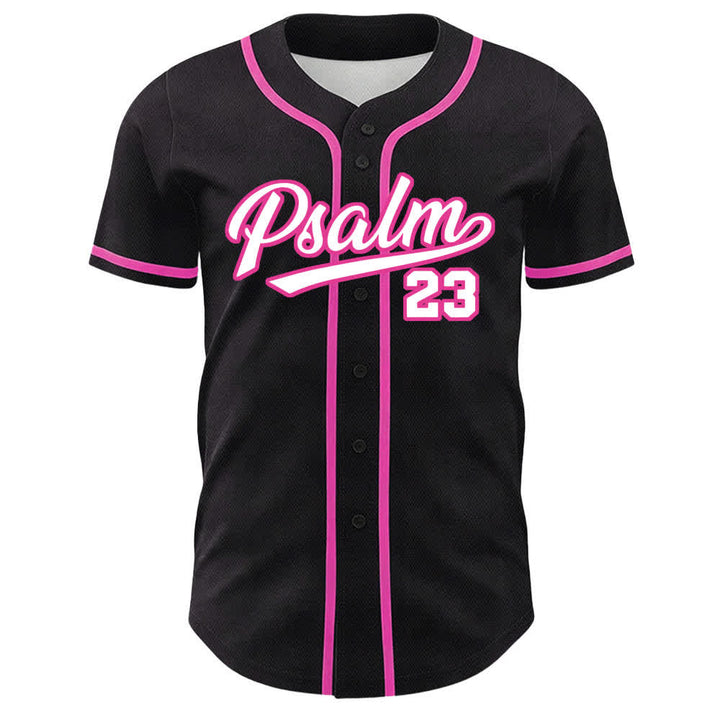 Christianartworkshop Psalm 23 The Lord Is My Shepherd Unisex Baseball Jersey - image 2