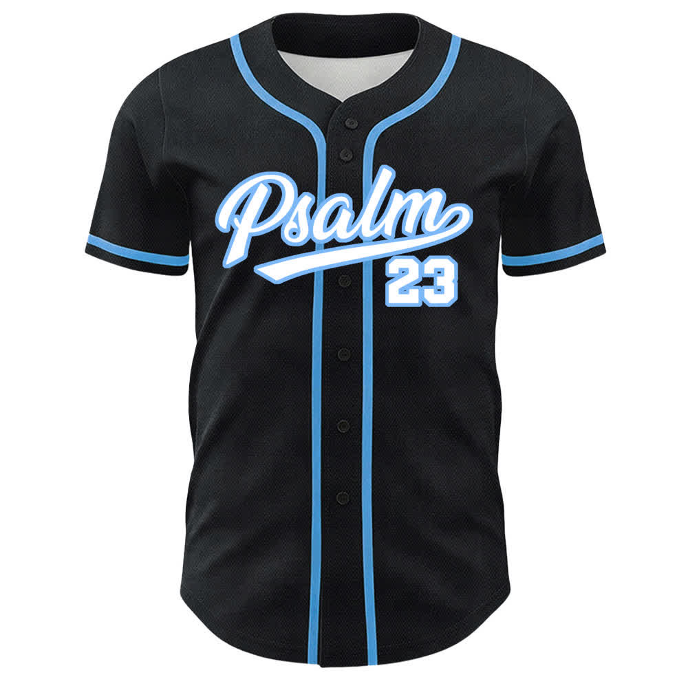 Christianartworkshop Psalm 23 The Lord Is My Shepherd Unisex Baseball Jersey - image 5