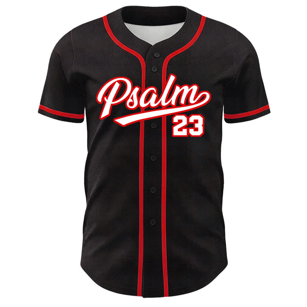 Christianartworkshop Psalm 23 The Lord Is My Shepherd Unisex Baseball Jersey - image 14