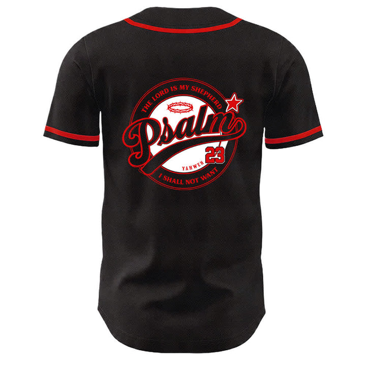 Christianartworkshop Psalm 23 The Lord Is My Shepherd Unisex Baseball Jersey - image 13