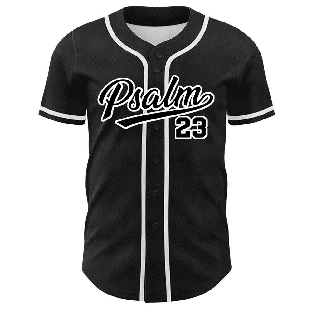 Christianartworkshop Psalm 23 The Lord Is My Shepherd Unisex Baseball Jersey - image 11