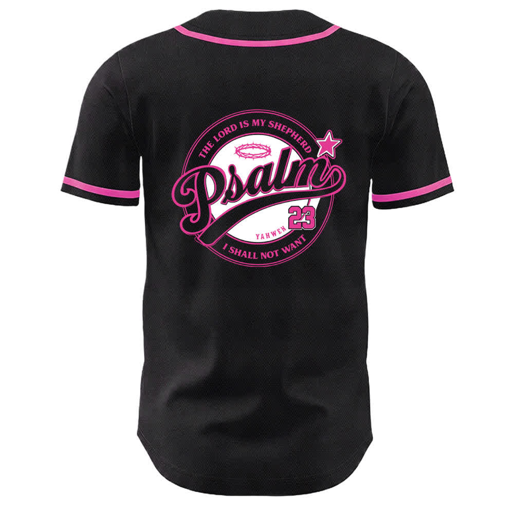 Christianartworkshop Psalm 23 The Lord Is My Shepherd Unisex Baseball Jersey - image 1
