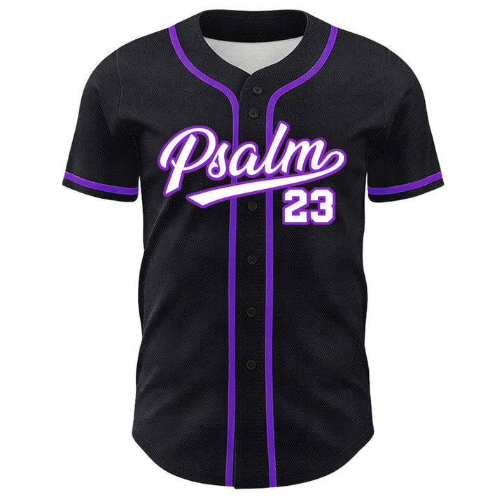 Christianartworkshop Psalm 23 The Lord Is My Shepherd Unisex Baseball Jersey - image 23