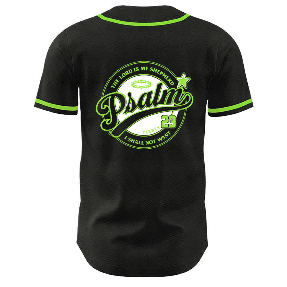 Christianartworkshop Psalm 23 The Lord Is My Shepherd Unisex Baseball Jersey - image 19
